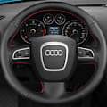 Miniatyrbild 3 av 6: Rattstyrningsöverdrag för Audi A3 8P Sportback A4 B8 Avant A5 8T A6 C6 A8 D3 Q7 8R Q5 4L S4 S3 Original Rattfläta