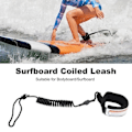 Miniatyrbild 2 av 3: Stand Up Paddle Board 5 mm Spiralvristband Fotsnöre Surfkoppel för Surfbräda (Svart)