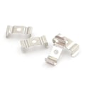 Miniatyrbillede 3 af 5: 4 stk. T5 lysstofrørsholderbeslag clips fatning sølv
