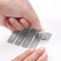 Miniatyrbillede 2 af 5: 50 stk. Vindue Græde Huller Dække Skærm Reparation Patches Fly Netting Magisk Patch Hul Patcher Skærm Vindue Tape