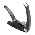 Miniatyrbilde 5 av 5: Gitar Capo 2 i 1 Sink Legering Multifunksjonell Profesjonell Musikkinstrument Tilbehør Svart