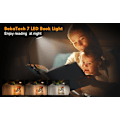Miniatyrbilde 5 av 9: BekaTech 7 LED leselampe med 3 lysfarger, svart
