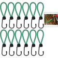 Miniatyrbilde 1 av 5: 12 stk Bungee-krok, presenning Bungee-krok Elastisk Bungee-snorer Camping med krok