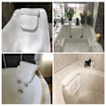 Miniatyrbild 5 av 5: Badkudde Badkar Spa Kudde Badkar Nackkudde Huvud Nacke Rygg och Axelstöd Passar Alla Badkar, Jacuzzi, Hemmaspa