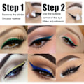 Pikkukuva 5 / 5: Eyeliner-tarra Kaksoisluomitarra Silmämeikkityökalut