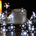 Miniatyrbillede 2 af 8: Solcelle Kirsebærblomst Lys til Have Terrasse Gårdhave Jul Halloween Bryllup Fest Dekoration Kunstige Fe LED'er Udendørs