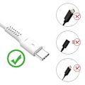 Pikkukuva 5 / 5: Lyhyt USB C -kaapeli [20 cm / 0,2 m, 5 kpl], Adilift USB Type C -pikalaturi 3a Usb-a - Usb-c -kaapeli Samsung Galaxy S10 S9 S8:lle, Huawei P20:lle