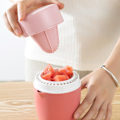 Miniatyrbilde 5 av 5: Sitrus manuell juicer enkel manuell sitron juicer liten bærbar lime juicer kopp, to måter egnet for forskjellige frukter