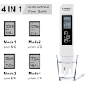 Miniatyrbillede 3 af 5: Vandkvalitetsmåler, 3 i 1 LCD digital vandkvalitetstester med baggrundsbelysning, TDS/EC vandtester til drikkevand, pool, akvarium