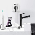 Miniatyrbillede 4 af 5: IC USB Stikdåse, 5-i-1 Stikdåseadapter, Vægstikdåseadapter (Hvid)