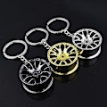 Miniatyrbillede 3 af 3: Modificeret hjul nøglering nav metal nøglering turbo bælte kreativ gave bil nøglering vedhæng