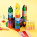 Miniatyrbild 5 av 5: 12 X Stapelbara kritor, Färgpennor Regnbåge Point Kritor, Stapelbara kritor Blyertspennor För Barn, Färgpennor Set Målning Ritning