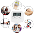 Miniatyrbilde 4 av 4: Digital Kjøkken Timer Matlaging Timer Sterk Magnet Bakside For Matlaging Baking Sports Spill Kontor