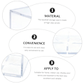 Miniatyrbillede 4 af 5: Boks Transparent Display Box Softball Supply Trophy Case Display Cases Cube Football Accessories  Protector Desktop Decor Baseball