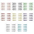 Pikkukuva 1 / 5: Eyeliner-tarra Kaksoisluomitarra Silmämeikkityökalut