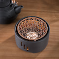 Miniatyrbilde 4 av 5: Tealight-tevarmer i metall, telysvarmer for tekanne, telysvarmer i keramikk, telysvarmer for tekanne, telysvarmer i metall