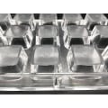 Miniatyrbilde 4 av 5: Godteriproduksjonsform, diamantklar polykarbonat sjokoladeform gelégodteriproduksjonsform 21-delt brett (firkant godteriform)
