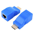 Miniatyrbilde 1 av 5: Extender 1080p Rj45 Ports Lan Network Extension Opptil 30m Over Cat5e / 6 Utp Lan Ethernet-kabel Fo