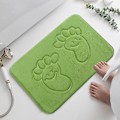 Miniatyrbillede 3 af 5: Fortykket Memory Foam Gulvmåtte Dørmåtte Soveværelse Tæppe Køkken Badeværelse Absorberende Skridsikker Måtte 1 Styk
