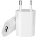2-pakning USB-lader, strømadapter for iPhone 1