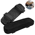 Miniatyrbilde 1 av 5: 1 par stolarmrest puter albue pute trykkavlastning, svart