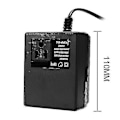 Miniatyrbild 3 av 4: 220v till 110v steg-ner transformator spänningsomvandlare reseffekt intelligent effektiv hushåll EU-kontakt Ft