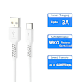 Pikkukuva 4 / 5: Lyhyt USB C -kaapeli [20 cm / 0,2 m, 5 kpl], Adilift USB Type C -pikalaturi 3a Usb-a - Usb-c -kaapeli Samsung Galaxy S10 S9 S8:lle, Huawei P20:lle