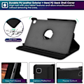 Miniatyrbillede 5 af 5: Samsung Galaxy Tab A7 Lite T220/T225 etui/stativ Sort
