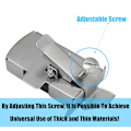 Miniatyrbild 2 av 5: Uppgraderad magnetisk sömguide för symaskin, magnetisk sömguide, magnetisk sömguide med klämma, fållguide