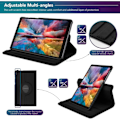 Miniatyrbillede 3 af 5: Samsung Galaxy Tab A7 Lite T220/T225 etui/stativ Sort