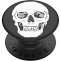 Miniatyrbilde 2 av 5: POPSOCKETS Shaky Bones White Avtakbart grep med stativfunksjon