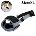 Miniatyrbillede 1 af 3: Hunde snude nylon blød snude anti-bidning gøen Securemesh åndbar kæledyr mund dække til små mellemstore store hunde