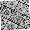 Miniatyrbillede 1 af 5: 48 stk. (15 x 15 cm) genanvendelige stencils, Mandala stencils Mandala Dot Painting skabeloner stencil til DIY maleri kunst