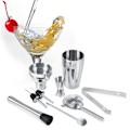 Miniatyrbilde 2 av 6: 8-delt cocktailsett, barsett, shaker 550 ml - Rustfritt stål