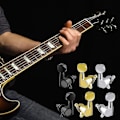 Miniatyrbilde 3 av 5: Gitar Stemmeskruer 3r+3l Stemmehoder 1:14 Ratio Gitar Låsende Stemmeskruer