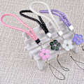 Miniatyrbilde 2 av 5: 4 stk Mobiltelefon-Smykke Telefon Lanyard Håndleddsstropp for Jenter Telefon Smykker Stropp Nøkkelring Blomst Telefon Smykker Håndleddsstropp