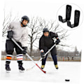Miniatyrbillede 2 af 5: Hockey Stick Stativ, Væghængt, Metal og Akryl, Sort, Hockey Stick Stativ, Væghængt, Metal og Akryl, Sort 2 Sæt