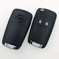 Miniatyrbillede 1 af 4: 2-knaps fjernbetjeningsnøgleemne til Opel Vauxhall Zafira E