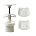 Miniatyrbillede 1 af 5: Kage stempler Panda/Bambus månekageform håndtryk shortbreads-maskiner Diy bagværk værktøj til Mid-Autumn Festival