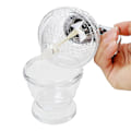 Miniatyrbild 3 av 4: Juice sirap kopp klämflaska förvaringskruka stativhållare bi droppdispenser kittel honungsburk behållare