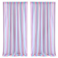 Miniatyrbilde 2 av 5: 10x7ft Fargerik Chiffon Bakgrunn Stoff Bryllup Bakgrunn Chiffon Bakgrunn Draperier Bryllup Seremoni Fest Hjem 5x7ft, 2 Paneller
