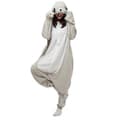 Gråsäl djur tecknad jumpsuit pyjamas herr och dam hemkläder S S