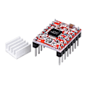 Miniatyrbilde 3 av 5: 5 stk A4988 Stepstick Stepper Motor Driver Modul Med Kjøleribbe For 3d Printer Reprap Egnet