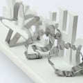 Miniatyrbillede 3 af 5: Sød søhest skal stjernefisk rustfrit stål bageværktøj diy form kageudstikker