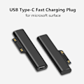 Miniatyrbild 1 av 5: Usb C Pd Snabbladdningsadapter Konverter för Microsoft Surface Pro 3 4 5 6 Go Usb Typ C Honadapterkontakt för Surface Book