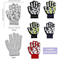 Miniatyrbilde 2 av 5: 6 par hansker barn, barnehansker vinter, stretch full finger hansker, vintergave