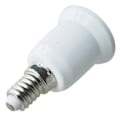 Miniatyrbillede 3 af 3: 4X E14 til E27 Forlænger Base LED CFL Lampe Adapter Konverterings Skruefatning