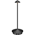 Miniatyrbillede 5 af 5: Trådløs LED bordlampe til nordiske hjem, kompakt og moderne design Sort Black Black