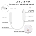 Miniatyrbillede 3 af 4: Lightning / USB-C til AUX Adapter 3,5 mm Pakke