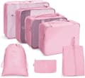 Packkuber - Resväska Organizer - 7 st - Rosa